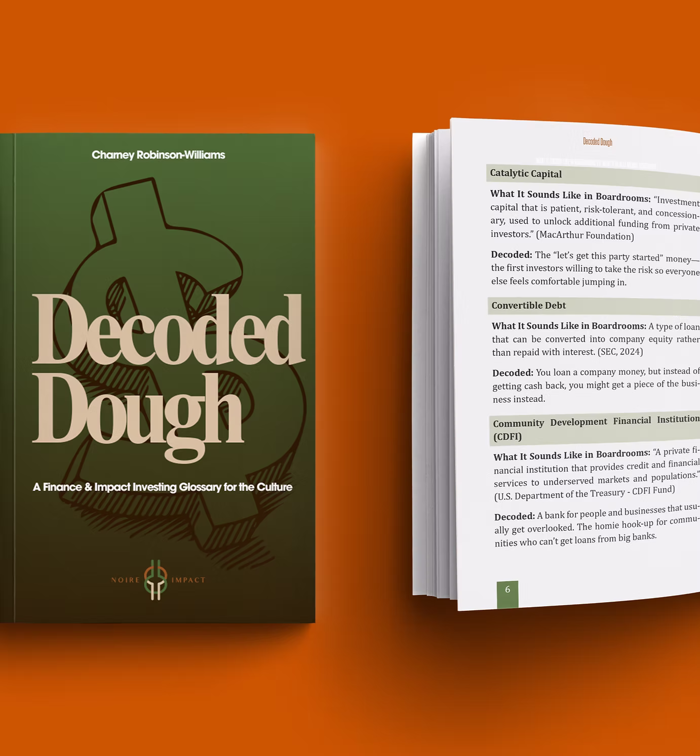Decoded Dough — a starter guide to money, wealth, and impact investing by Noire Impact